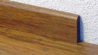 Bambus massiven Treppenstufen, Latten uns Sockelleisten